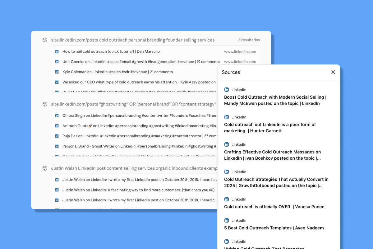 LinkedIn content cited in AI answers from ChatGPT and Claude