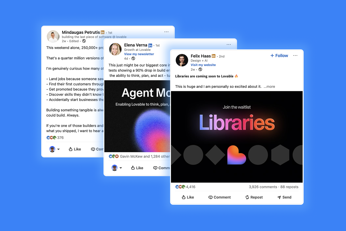 Company authority and presence on LinkedIn