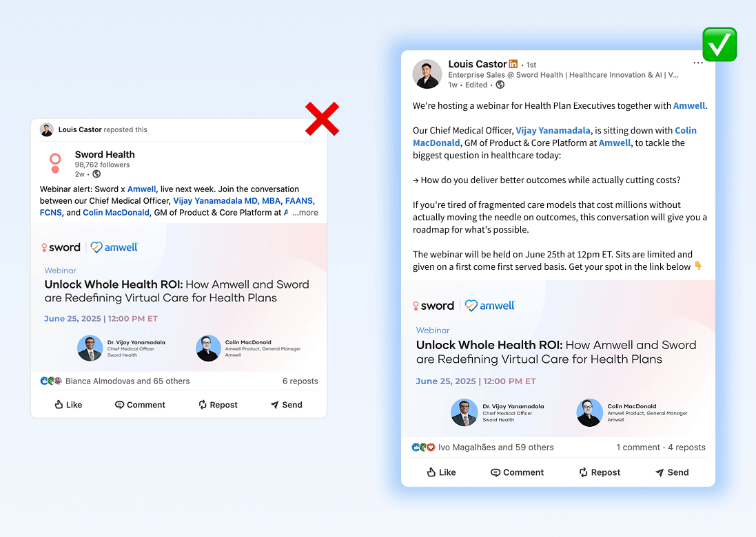 authentic linkedin posts generator